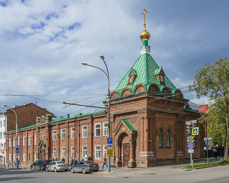 Часовня и набережная Камы